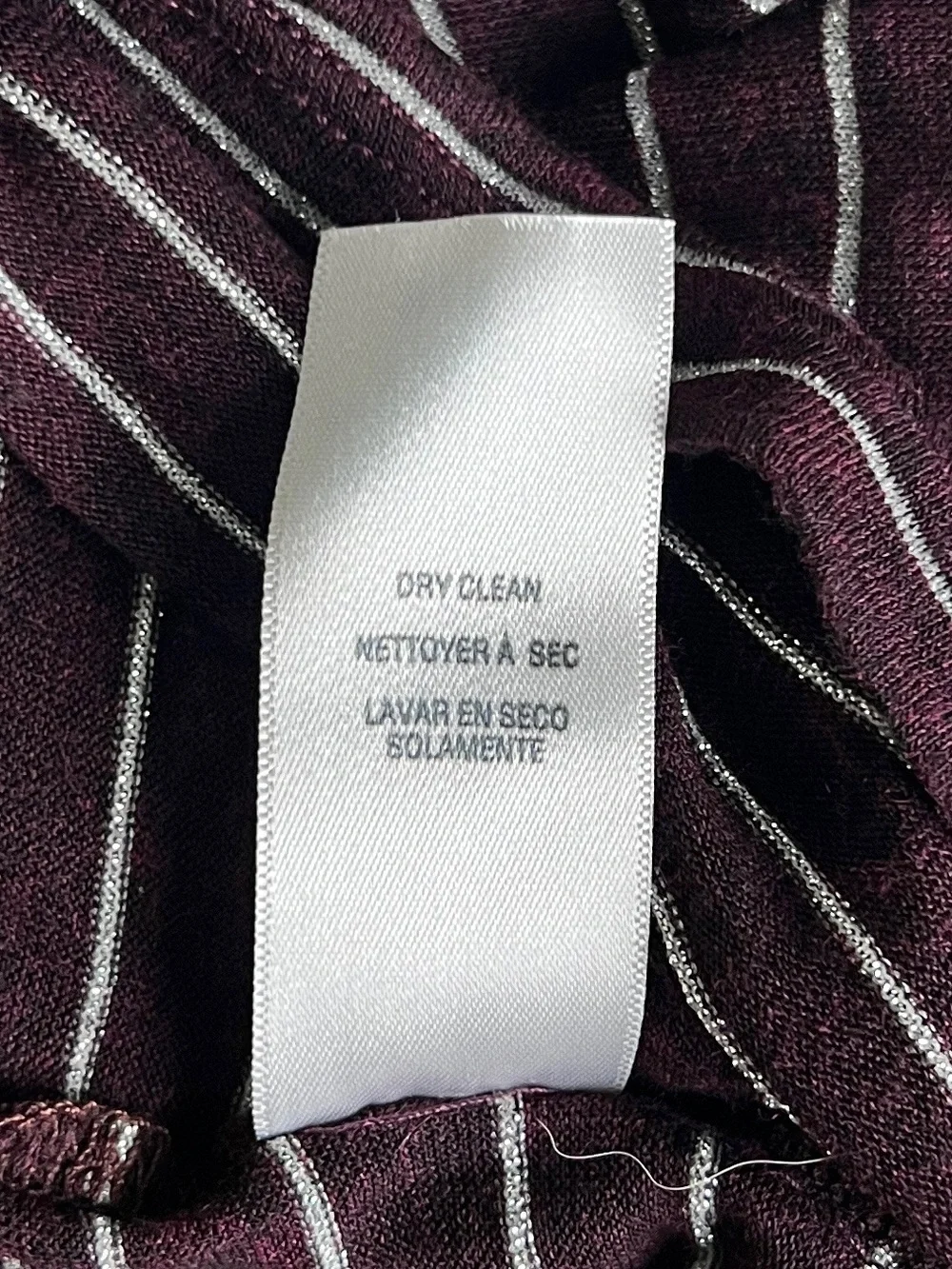 Splendid Lurex Stripe Tee - sz Medium